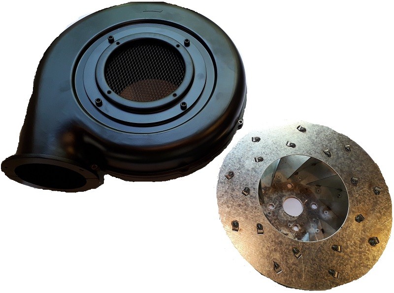 DOBLE TURBINA / SOPLANTE T15/T18 CARCASA Y PLACA