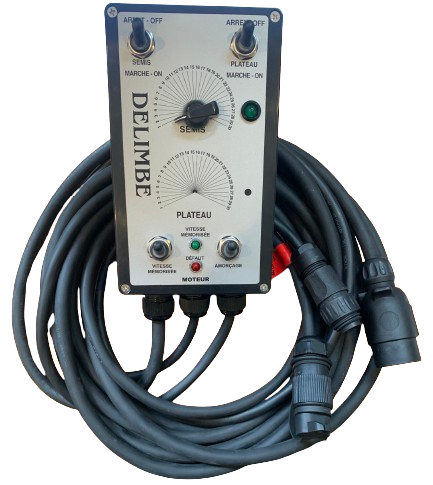 CAJA DE CONTROL DPA INFORMACIÓN DE VELOCIDAD ISO MEDIANTE TOMA DE 7 POLOS PARA BALINES T24 Y T28
